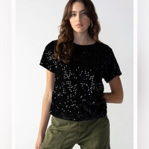 NWT Sanctuary Sequin Top